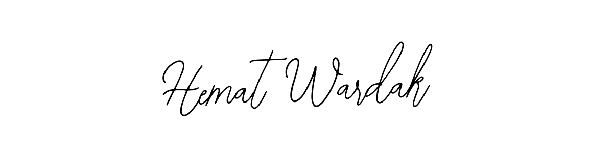 Make a beautiful signature design for name Hemat Wardak. Use this online signature maker to create a handwritten signature for free. Hemat Wardak signature style 12 images and pictures png