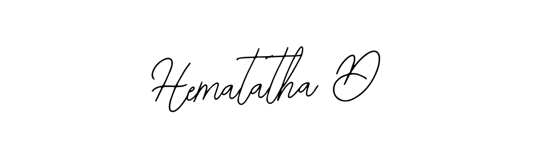 Similarly Bearetta-2O07w is the best handwritten signature design. Signature creator online .You can use it as an online autograph creator for name Hematatha D. Hematatha D signature style 12 images and pictures png