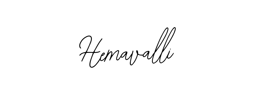 Bearetta-2O07w is a professional signature style that is perfect for those who want to add a touch of class to their signature. It is also a great choice for those who want to make their signature more unique. Get Hemavalli name to fancy signature for free. Hemavalli signature style 12 images and pictures png