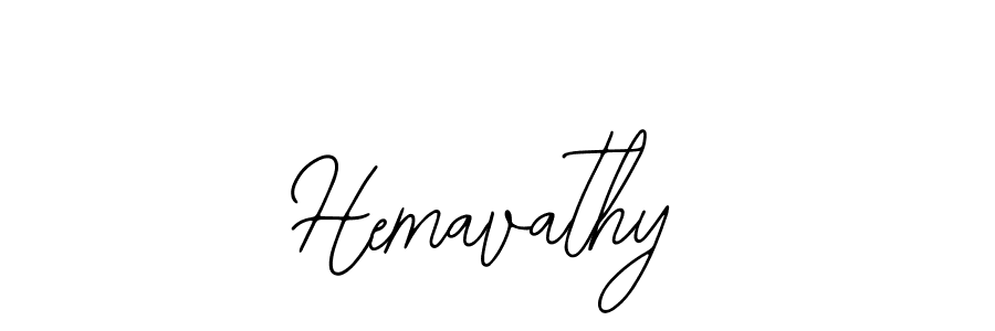 How to make Hemavathy name signature. Use Bearetta-2O07w style for creating short signs online. This is the latest handwritten sign. Hemavathy signature style 12 images and pictures png