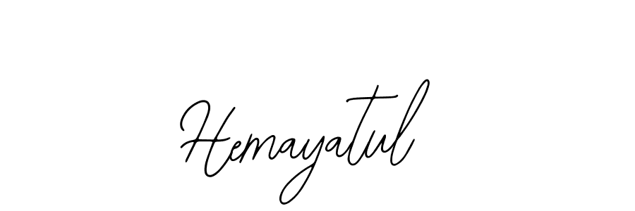 How to make Hemayatul name signature. Use Bearetta-2O07w style for creating short signs online. This is the latest handwritten sign. Hemayatul signature style 12 images and pictures png