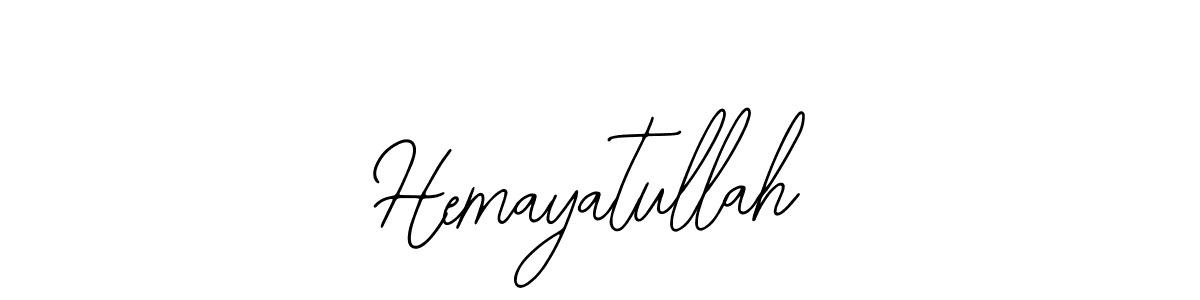 Use a signature maker to create a handwritten signature online. With this signature software, you can design (Bearetta-2O07w) your own signature for name Hemayatullah. Hemayatullah signature style 12 images and pictures png