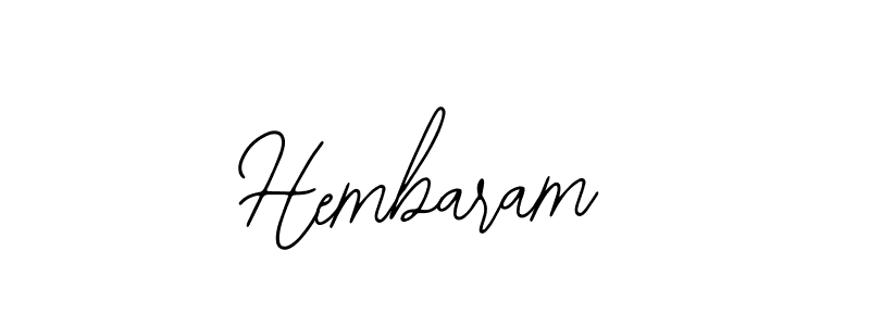 You can use this online signature creator to create a handwritten signature for the name Hembaram. This is the best online autograph maker. Hembaram signature style 12 images and pictures png