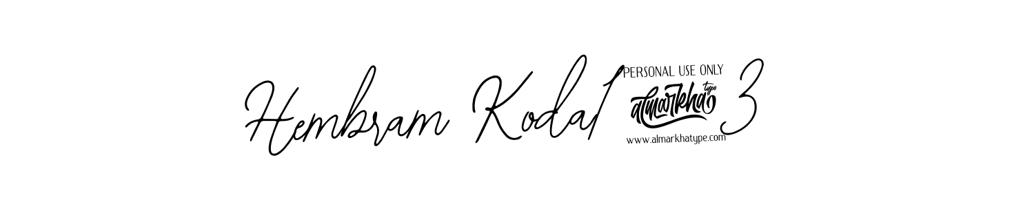 Use a signature maker to create a handwritten signature online. With this signature software, you can design (Bearetta-2O07w) your own signature for name Hembram Koda143. Hembram Koda143 signature style 12 images and pictures png