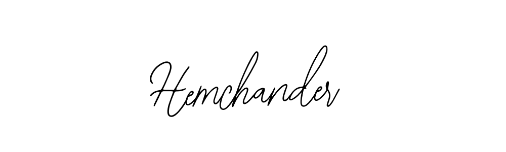 Also we have Hemchander name is the best signature style. Create professional handwritten signature collection using Bearetta-2O07w autograph style. Hemchander signature style 12 images and pictures png