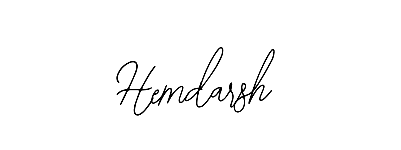 if you are searching for the best signature style for your name Hemdarsh. so please give up your signature search. here we have designed multiple signature styles  using Bearetta-2O07w. Hemdarsh signature style 12 images and pictures png