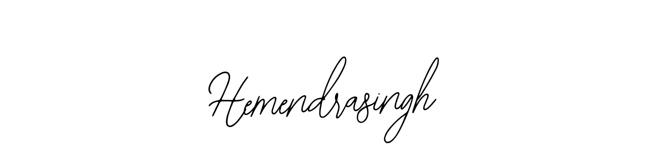 Similarly Bearetta-2O07w is the best handwritten signature design. Signature creator online .You can use it as an online autograph creator for name Hemendrasingh. Hemendrasingh signature style 12 images and pictures png