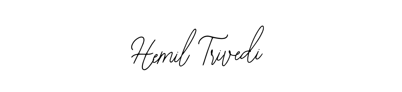 Here are the top 10 professional signature styles for the name Hemil Trivedi. These are the best autograph styles you can use for your name. Hemil Trivedi signature style 12 images and pictures png