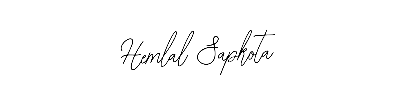 Design your own signature with our free online signature maker. With this signature software, you can create a handwritten (Bearetta-2O07w) signature for name Hemlal Sapkota. Hemlal Sapkota signature style 12 images and pictures png