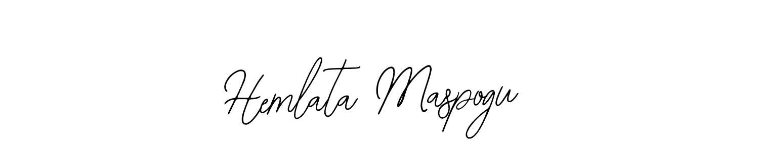 How to make Hemlata Maspogu signature? Bearetta-2O07w is a professional autograph style. Create handwritten signature for Hemlata Maspogu name. Hemlata Maspogu signature style 12 images and pictures png