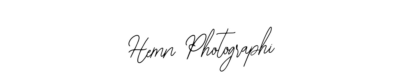 Bearetta-2O07w is a professional signature style that is perfect for those who want to add a touch of class to their signature. It is also a great choice for those who want to make their signature more unique. Get Hemn Photographi name to fancy signature for free. Hemn Photographi signature style 12 images and pictures png