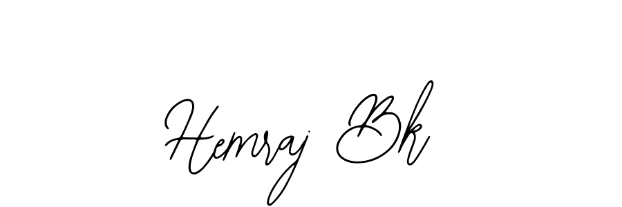 The best way (Bearetta-2O07w) to make a short signature is to pick only two or three words in your name. The name Hemraj Bk include a total of six letters. For converting this name. Hemraj Bk signature style 12 images and pictures png