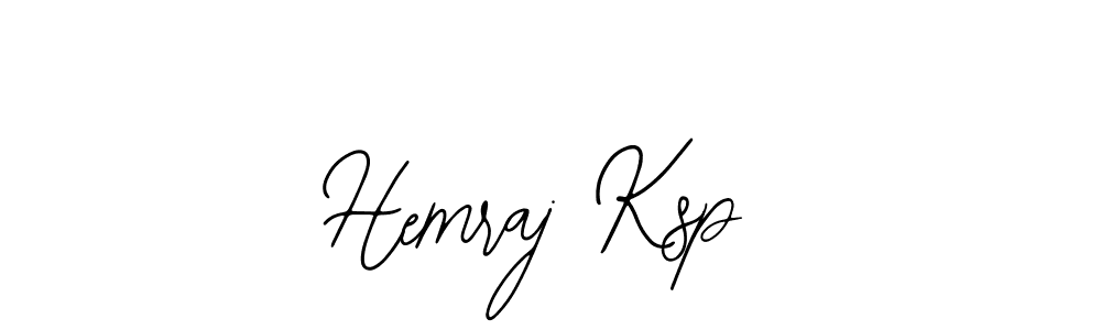 Use a signature maker to create a handwritten signature online. With this signature software, you can design (Bearetta-2O07w) your own signature for name Hemraj Ksp. Hemraj Ksp signature style 12 images and pictures png