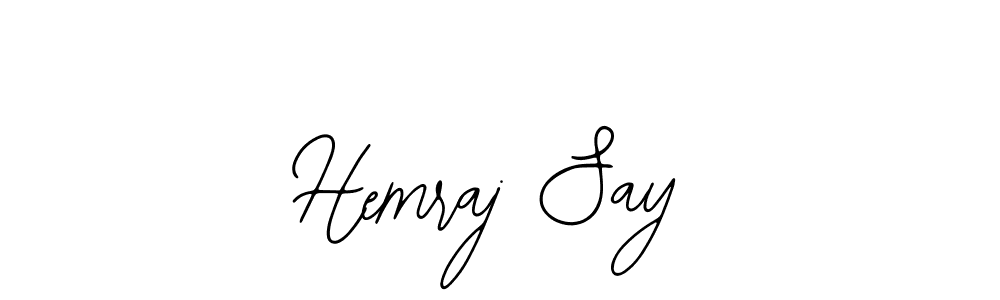 if you are searching for the best signature style for your name Hemraj Say. so please give up your signature search. here we have designed multiple signature styles  using Bearetta-2O07w. Hemraj Say signature style 12 images and pictures png