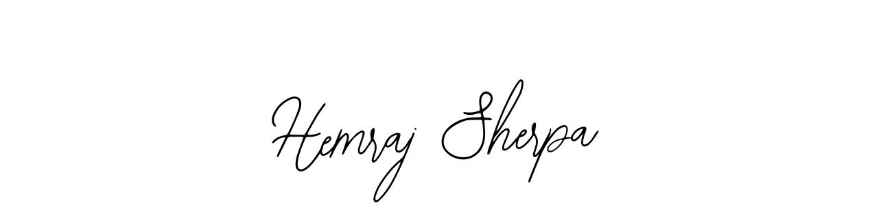 Make a beautiful signature design for name Hemraj Sherpa. Use this online signature maker to create a handwritten signature for free. Hemraj Sherpa signature style 12 images and pictures png