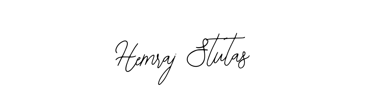 You can use this online signature creator to create a handwritten signature for the name Hemraj Stutas. This is the best online autograph maker. Hemraj Stutas signature style 12 images and pictures png