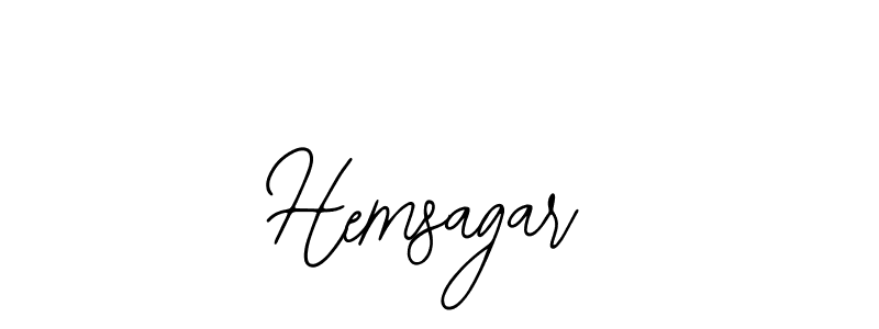 Make a beautiful signature design for name Hemsagar. Use this online signature maker to create a handwritten signature for free. Hemsagar signature style 12 images and pictures png