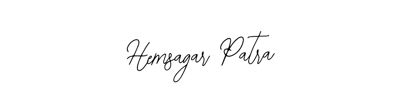 You should practise on your own different ways (Bearetta-2O07w) to write your name (Hemsagar Patra) in signature. don't let someone else do it for you. Hemsagar Patra signature style 12 images and pictures png