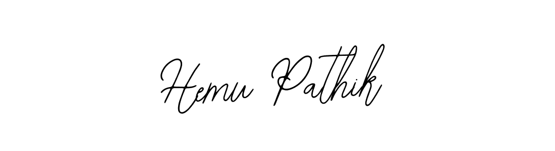 Create a beautiful signature design for name Hemu Pathik. With this signature (Bearetta-2O07w) fonts, you can make a handwritten signature for free. Hemu Pathik signature style 12 images and pictures png