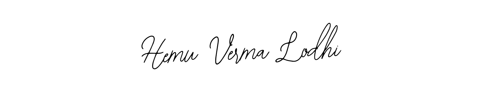 Make a beautiful signature design for name Hemu Verma Lodhi. With this signature (Bearetta-2O07w) style, you can create a handwritten signature for free. Hemu Verma Lodhi signature style 12 images and pictures png