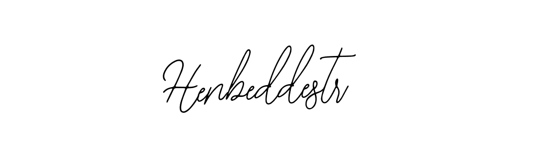 Make a beautiful signature design for name Henbeddestr. With this signature (Bearetta-2O07w) style, you can create a handwritten signature for free. Henbeddestr signature style 12 images and pictures png