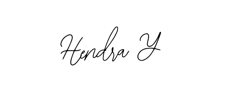 Also we have Hendra Y name is the best signature style. Create professional handwritten signature collection using Bearetta-2O07w autograph style. Hendra Y signature style 12 images and pictures png