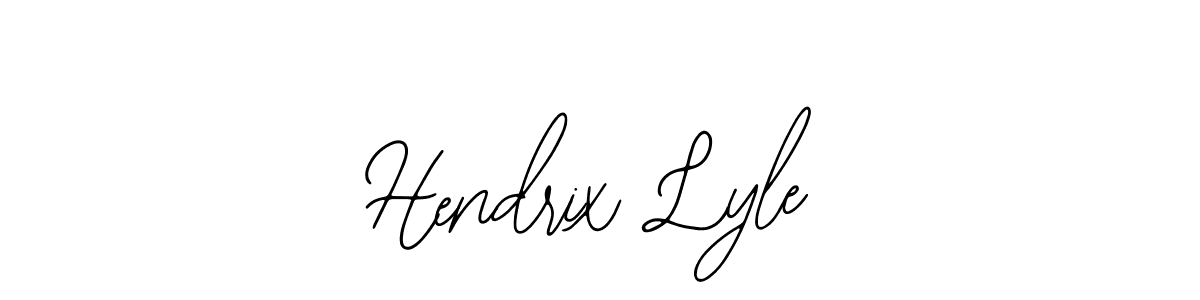 Bearetta-2O07w is a professional signature style that is perfect for those who want to add a touch of class to their signature. It is also a great choice for those who want to make their signature more unique. Get Hendrix Lyle name to fancy signature for free. Hendrix Lyle signature style 12 images and pictures png