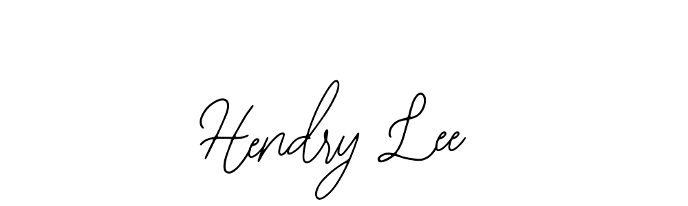 Design your own signature with our free online signature maker. With this signature software, you can create a handwritten (Bearetta-2O07w) signature for name Hendry Lee. Hendry Lee signature style 12 images and pictures png