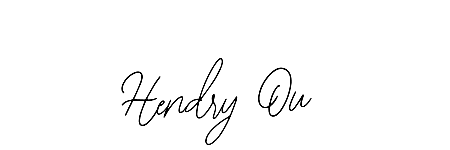 Also we have Hendry Ou name is the best signature style. Create professional handwritten signature collection using Bearetta-2O07w autograph style. Hendry Ou signature style 12 images and pictures png