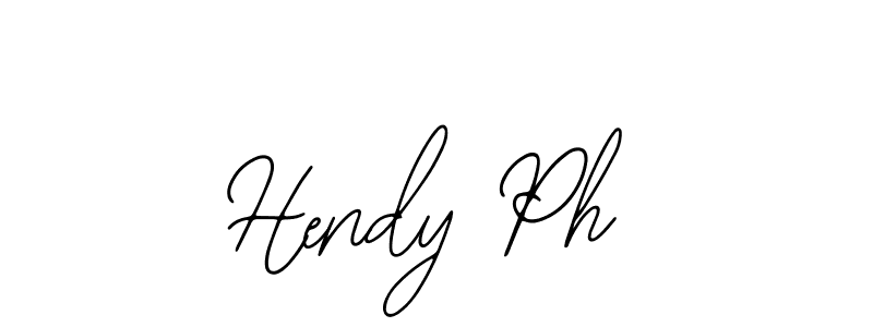 Design your own signature with our free online signature maker. With this signature software, you can create a handwritten (Bearetta-2O07w) signature for name Hendy Ph. Hendy Ph signature style 12 images and pictures png