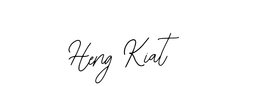 Design your own signature with our free online signature maker. With this signature software, you can create a handwritten (Bearetta-2O07w) signature for name Heng Kiat. Heng Kiat signature style 12 images and pictures png