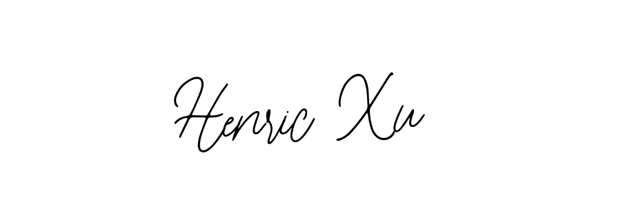 Design your own signature with our free online signature maker. With this signature software, you can create a handwritten (Bearetta-2O07w) signature for name Henric Xu. Henric Xu signature style 12 images and pictures png