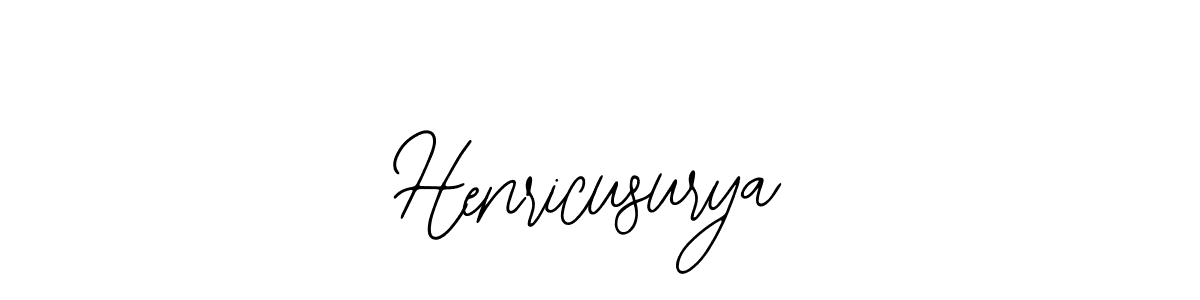 Make a short Henricusurya signature style. Manage your documents anywhere anytime using Bearetta-2O07w. Create and add eSignatures, submit forms, share and send files easily. Henricusurya signature style 12 images and pictures png