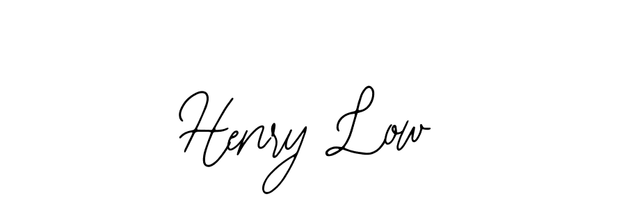 The best way (Bearetta-2O07w) to make a short signature is to pick only two or three words in your name. The name Henry Low include a total of six letters. For converting this name. Henry Low signature style 12 images and pictures png