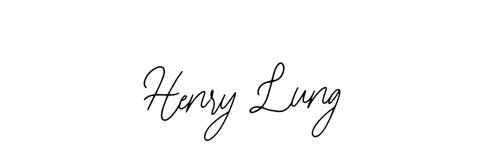 Henry Lung stylish signature style. Best Handwritten Sign (Bearetta-2O07w) for my name. Handwritten Signature Collection Ideas for my name Henry Lung. Henry Lung signature style 12 images and pictures png