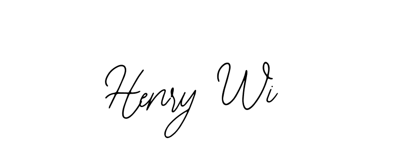 if you are searching for the best signature style for your name Henry Wi. so please give up your signature search. here we have designed multiple signature styles  using Bearetta-2O07w. Henry Wi signature style 12 images and pictures png