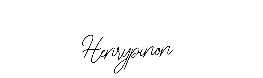 How to make Henrypinon signature? Bearetta-2O07w is a professional autograph style. Create handwritten signature for Henrypinon name. Henrypinon signature style 12 images and pictures png