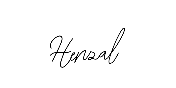 You should practise on your own different ways (Bearetta-2O07w) to write your name (Henzal) in signature. don't let someone else do it for you. Henzal signature style 12 images and pictures png
