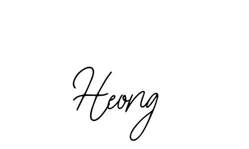 How to make Heong signature? Bearetta-2O07w is a professional autograph style. Create handwritten signature for Heong name. Heong signature style 12 images and pictures png