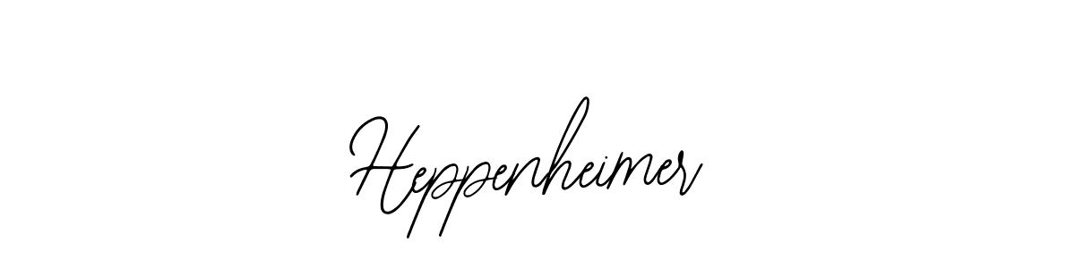 How to make Heppenheimer name signature. Use Bearetta-2O07w style for creating short signs online. This is the latest handwritten sign. Heppenheimer signature style 12 images and pictures png