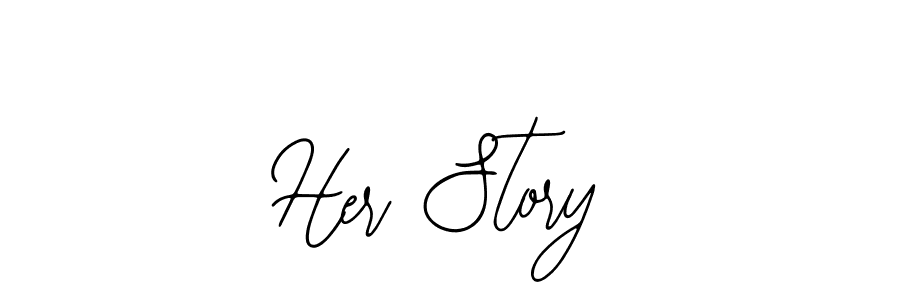 Use a signature maker to create a handwritten signature online. With this signature software, you can design (Bearetta-2O07w) your own signature for name Her Story. Her Story signature style 12 images and pictures png