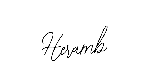 How to Draw Heramb signature style? Bearetta-2O07w is a latest design signature styles for name Heramb. Heramb signature style 12 images and pictures png