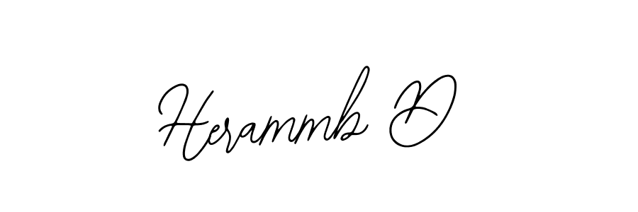 Similarly Bearetta-2O07w is the best handwritten signature design. Signature creator online .You can use it as an online autograph creator for name Herammb D. Herammb D signature style 12 images and pictures png