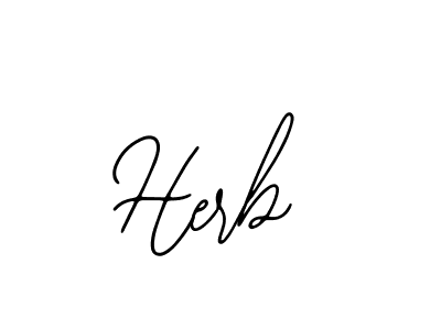 How to make Herb signature? Bearetta-2O07w is a professional autograph style. Create handwritten signature for Herb name. Herb signature style 12 images and pictures png