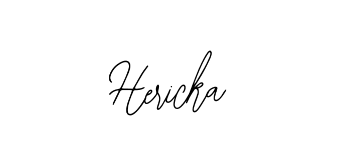 Create a beautiful signature design for name Hericka. With this signature (Bearetta-2O07w) fonts, you can make a handwritten signature for free. Hericka signature style 12 images and pictures png