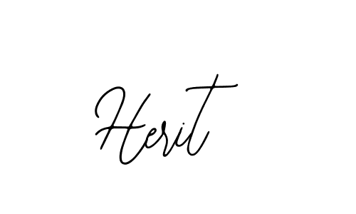 Similarly Bearetta-2O07w is the best handwritten signature design. Signature creator online .You can use it as an online autograph creator for name Herit. Herit signature style 12 images and pictures png