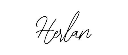 The best way (Bearetta-2O07w) to make a short signature is to pick only two or three words in your name. For converting this name Herlan. Herlan signature style 12 images and pictures png