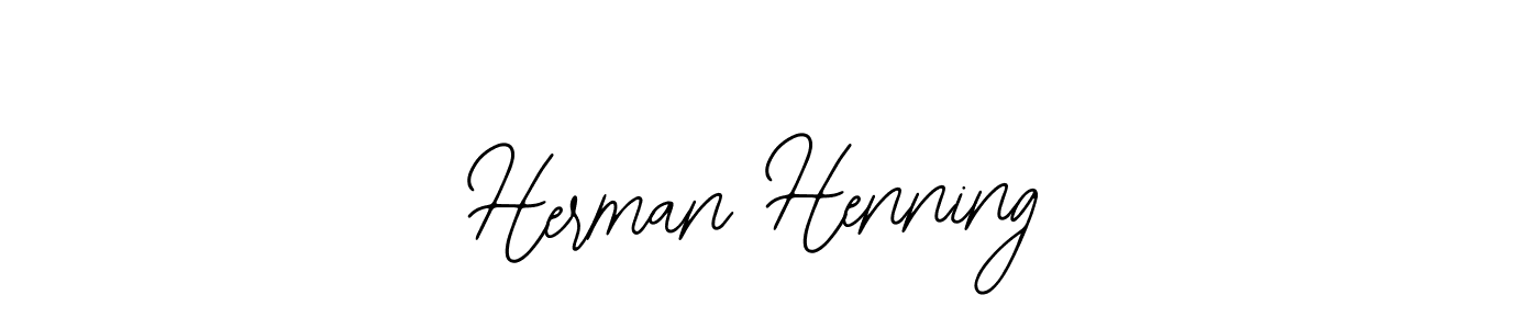 Make a beautiful signature design for name Herman Henning. With this signature (Bearetta-2O07w) style, you can create a handwritten signature for free. Herman Henning signature style 12 images and pictures png