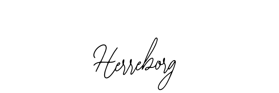 Make a beautiful signature design for name Herreborg. With this signature (Bearetta-2O07w) style, you can create a handwritten signature for free. Herreborg signature style 12 images and pictures png
