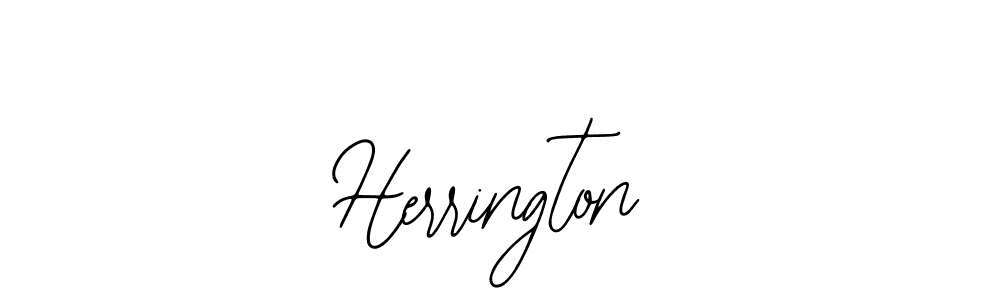 Use a signature maker to create a handwritten signature online. With this signature software, you can design (Bearetta-2O07w) your own signature for name Herrington. Herrington signature style 12 images and pictures png